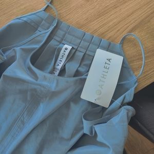 Athleta hayes pleated maxi dress